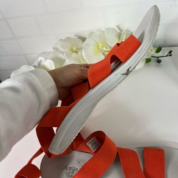 Columbia womens barraca Strappy sandals size 11 orange summer spring - Picture 9 of 12